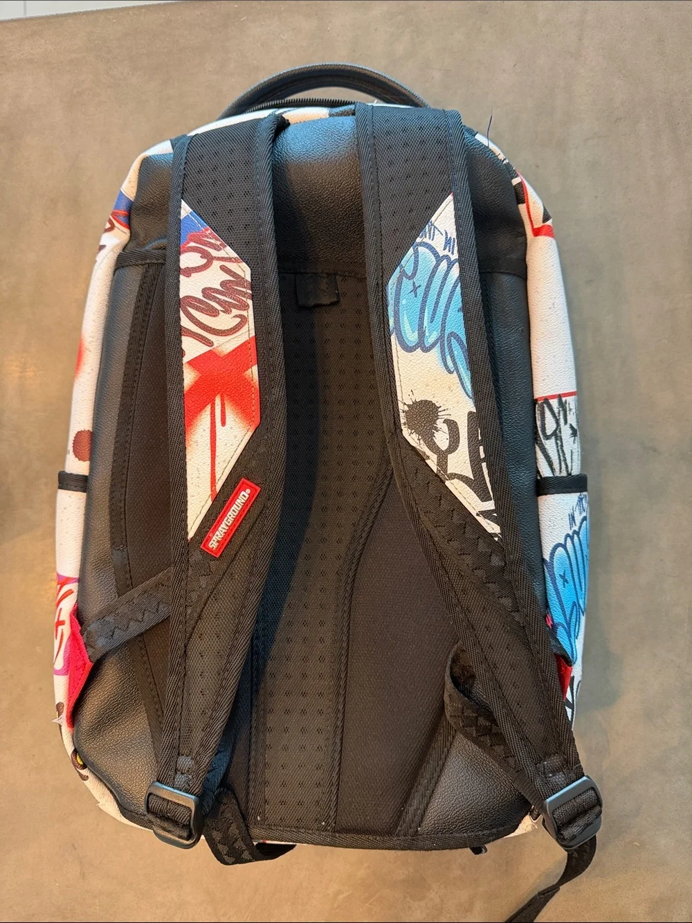 Sprayground Pink 'Danger' Graffiti Kids Mini Backpack